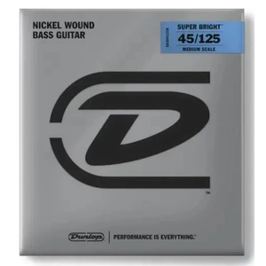 Струны для бас-гитары DUNLOP DBSBN45125M Super Bright Nickel