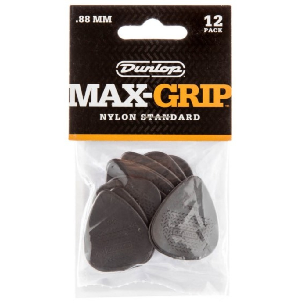 Медиатор DUNLOP 449P088 Max-Grip Nylon Standard 12Pack