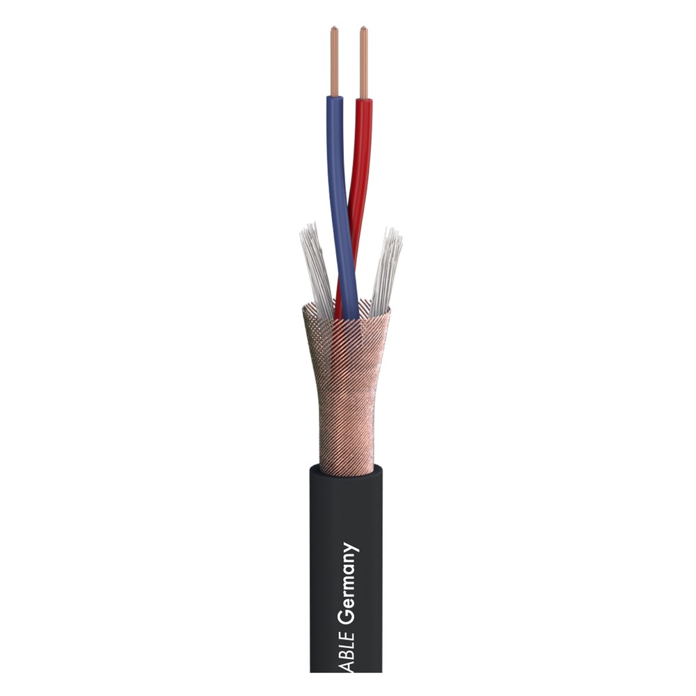 Кабель микрофонный на катушках Sommer Cable 200-0001 Stage 22 Highflex Black 100.0m
