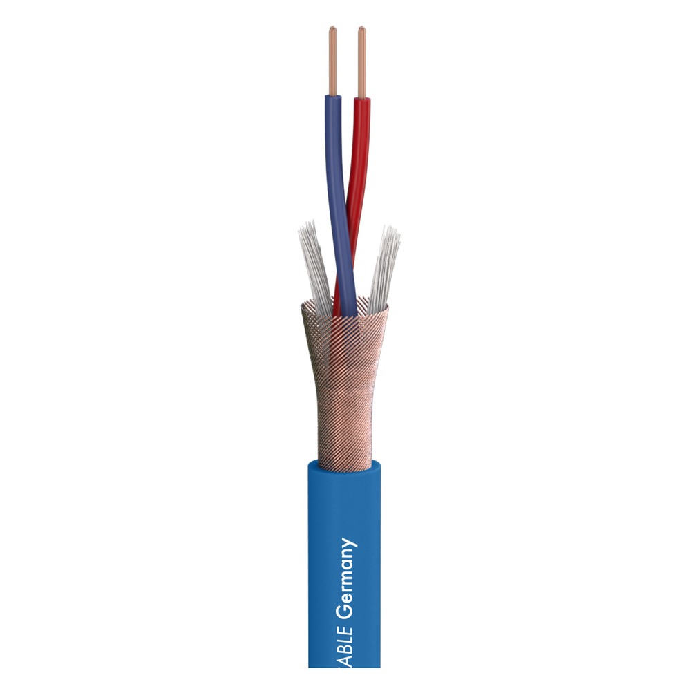 Кабель микрофонный на катушках Sommer Cable 200-0002 Stage 22 Highflex Blue 100.0m