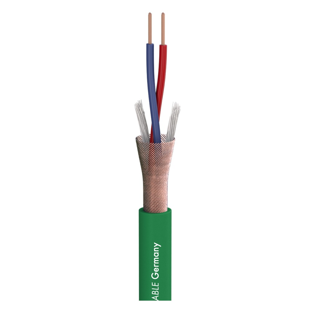 Кабель микрофонный на катушках Sommer Cable 200-0004 Stage 22 Highflex Green 100.0m