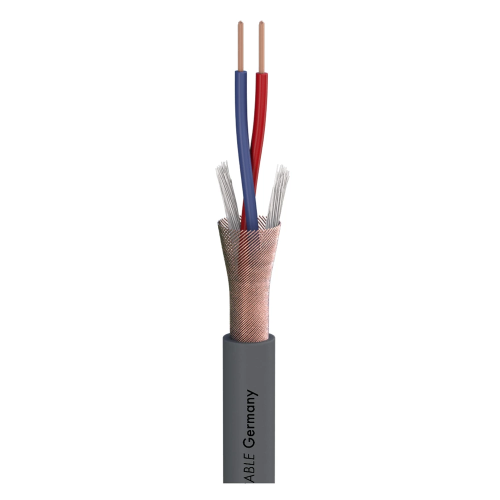 Кабель микрофонный на катушках Sommer Cable 200-0006 Stage 22 Highflex Grey 100.0m