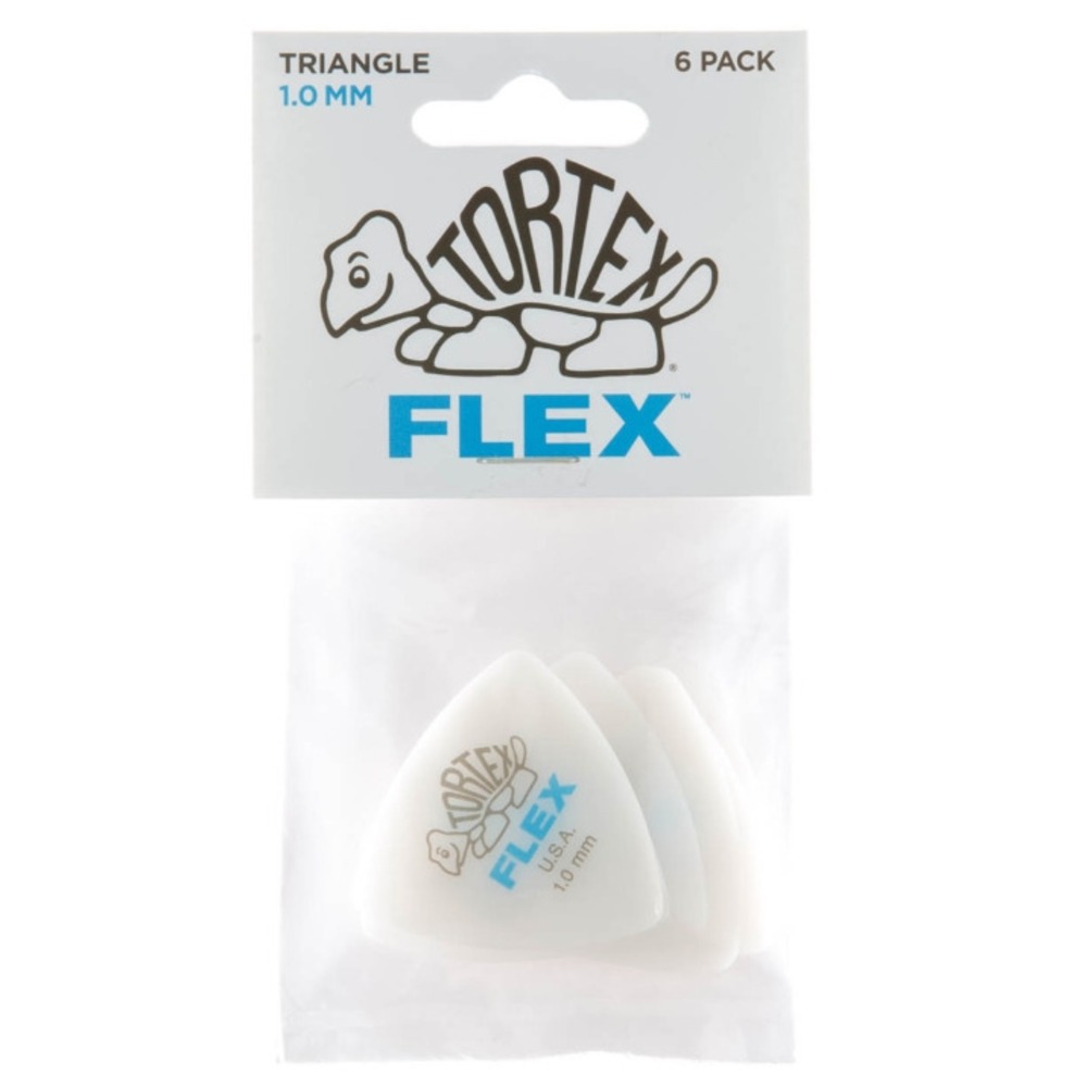 Медиатор DUNLOP 456P100 Tortex Flex Triangle 6Pack