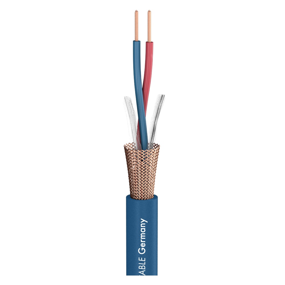 Кабель микрофонный на катушках Sommer Cable 200-0052 Club Series MKII Blue 100.0m