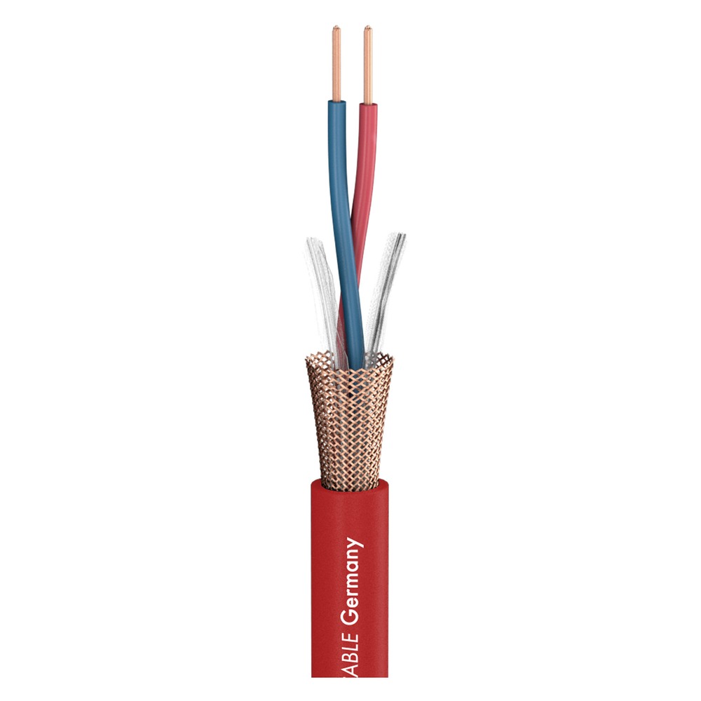 Кабель микрофонный на катушках Sommer Cable 200-0053 Club Series MKII Red 100.0m