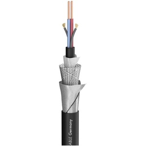 Кабель микрофонный на катушках Sommer Cable 200-0051T Tempoflex Black 100.0m