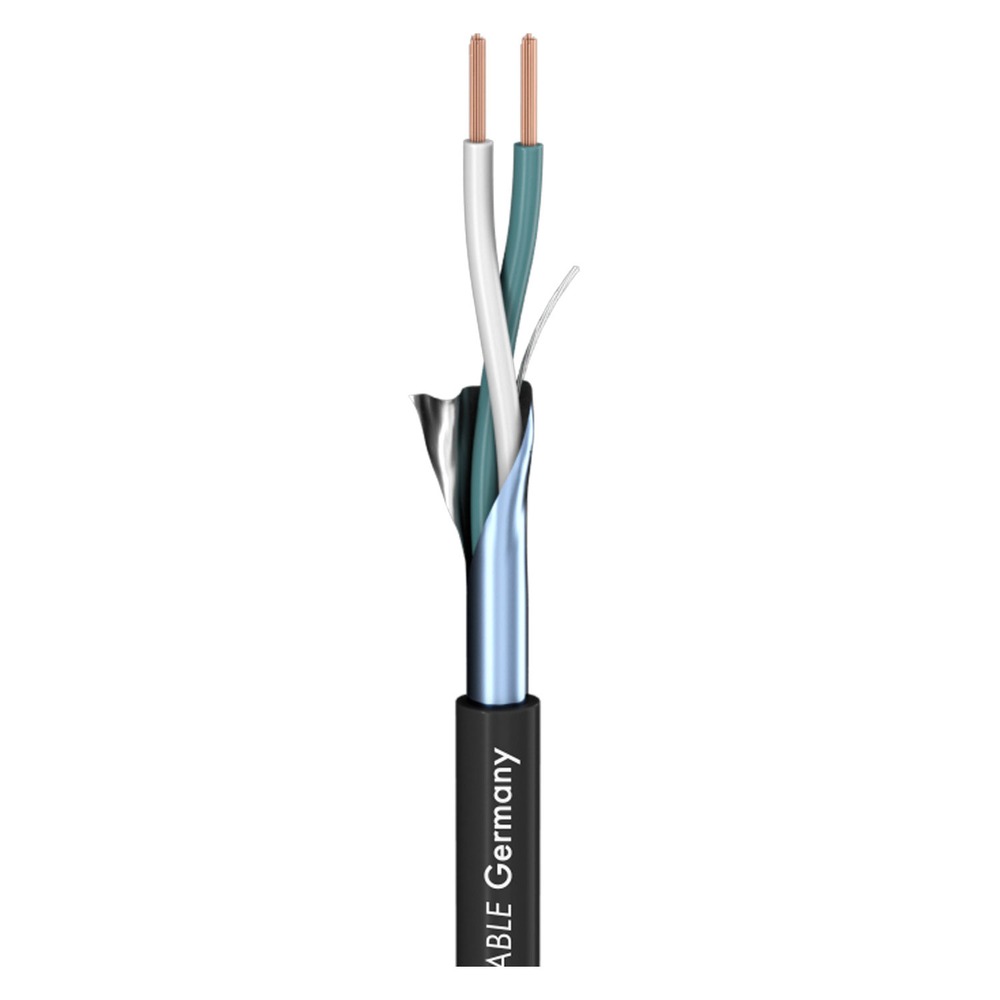 Кабель аудио в нарезку Sommer Cable 200-0401 SC-Isopod SO-F22 Black 100.0m