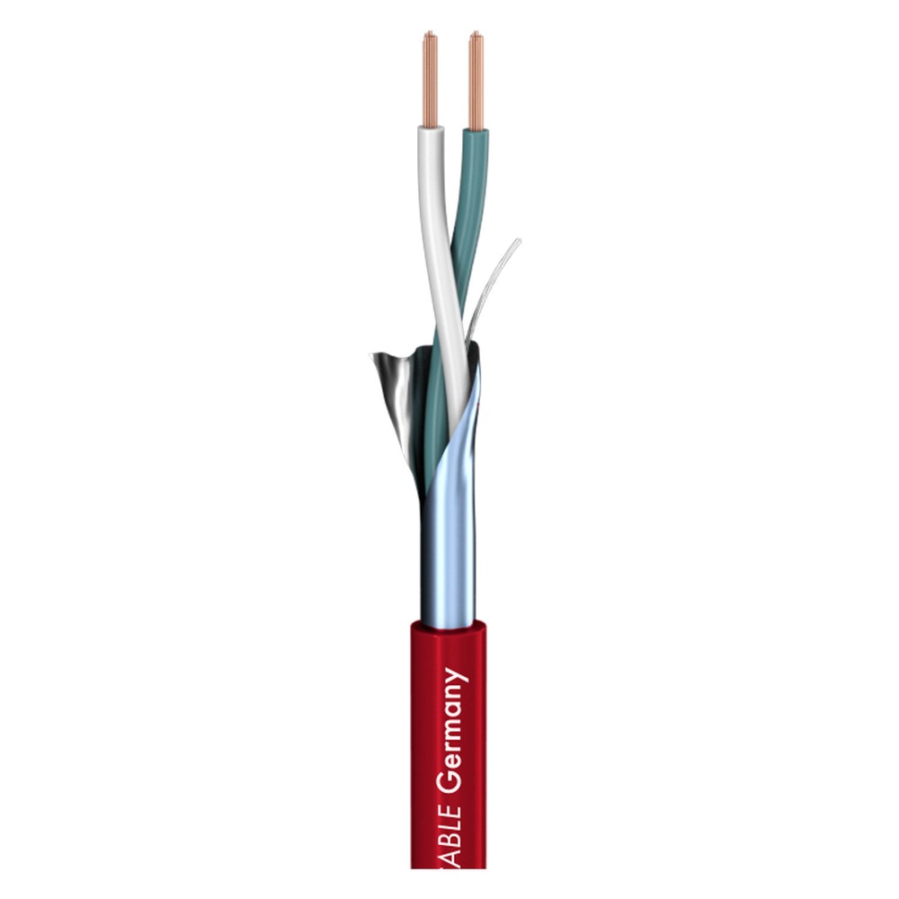 Кабель аудио в нарезку Sommer Cable 200-0403 SC-Isopod SO-F22 Red 100.0m