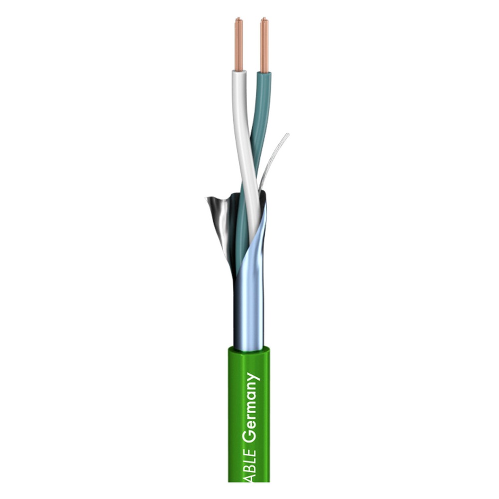 Кабель аудио в нарезку Sommer Cable 200-0404 SC-Isopod SO-F22 Green 100.0m