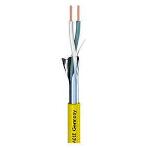 Кабель аудио в нарезку Sommer Cable 200-0407 SC-Isopod SO-F22 Yellow 100.0m