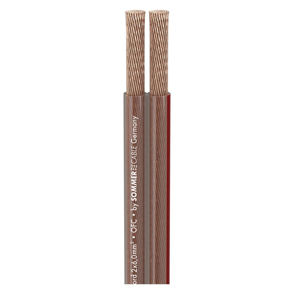 Кабель акустический на катушке Sommer Cable 400-0600 SC-Twincord Transparent 100.0m