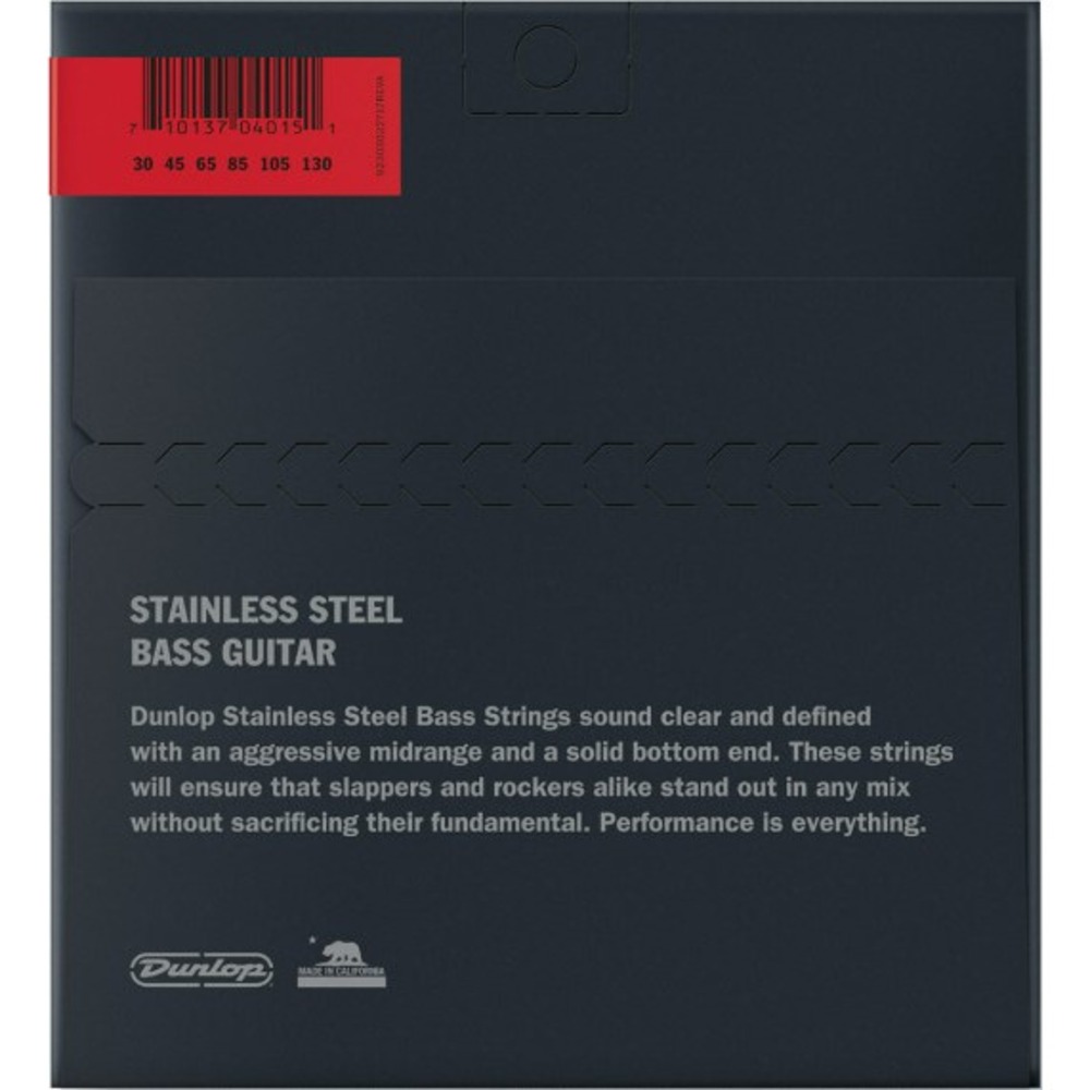 Струны для бас-гитары DUNLOP DBS30130 Stainless Steel