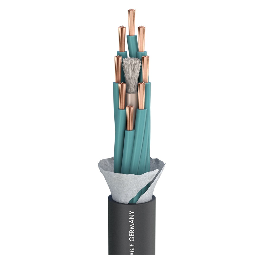 Акустический кабель Sommer Cable 490-0351-825 Elephant SPM825 Black 100.0m