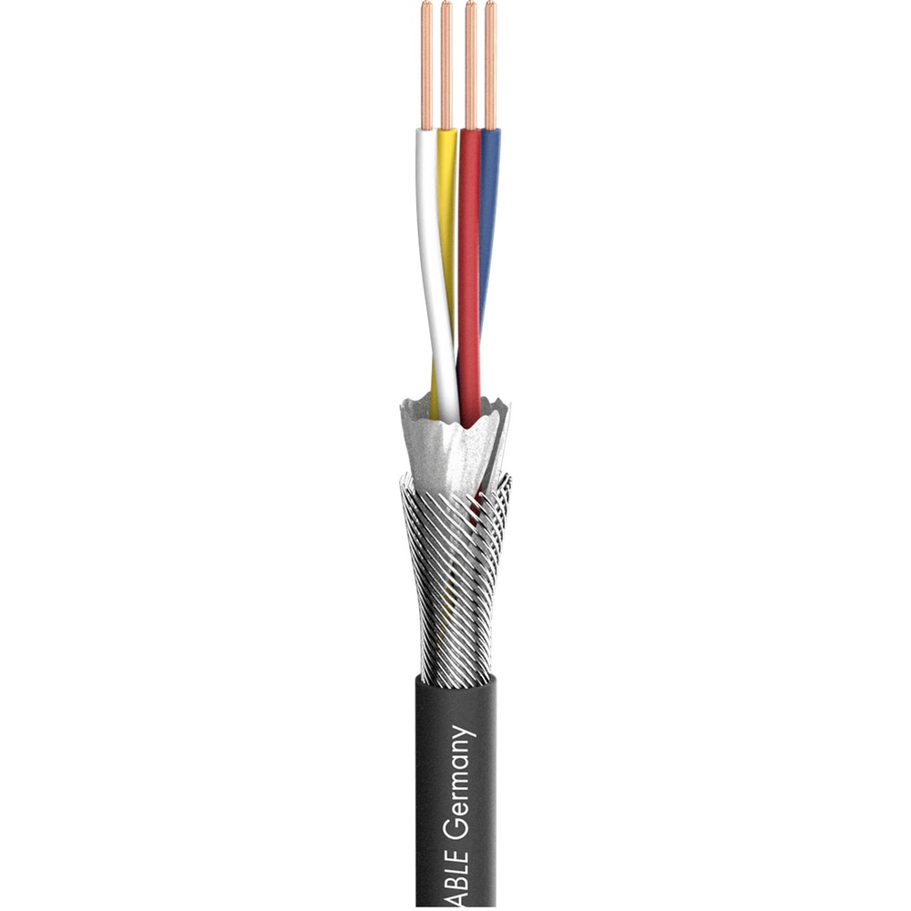 Кабель AES/EBU и DMX Sommer Cable 521-0141 DMX SC-Semicolon 4 AES/EBU Black 100.0m