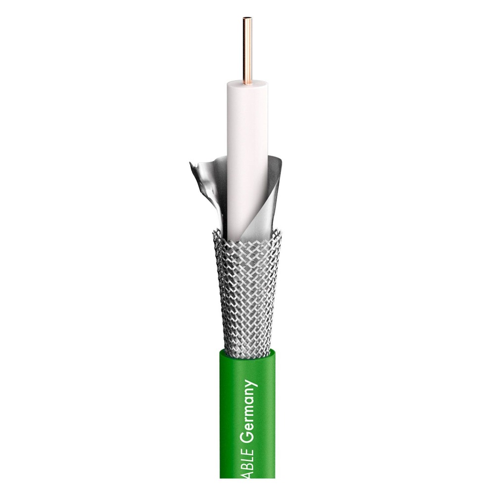Кабель видео Sommer Cable 600-0144 SC-RG Classic Broadcast Green 100.0m