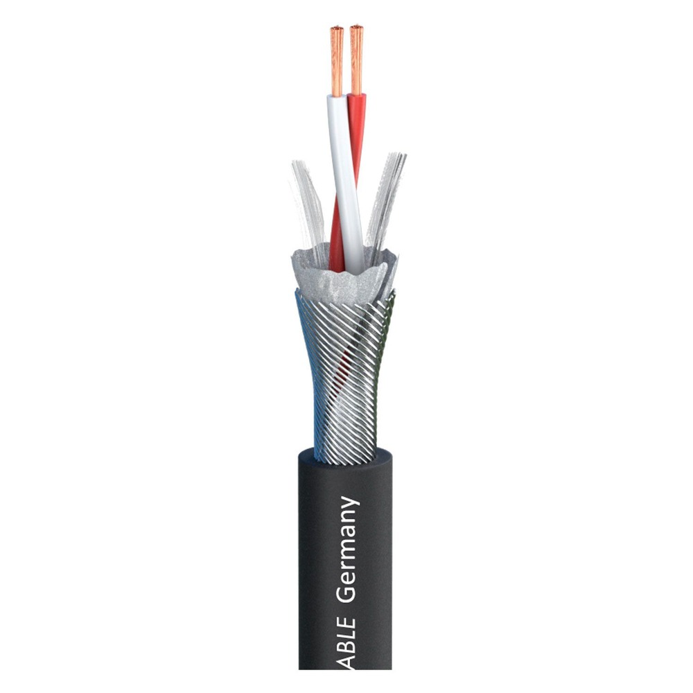 Кабель микрофонный на катушках Sommer Cable 201-0101 SC-Source MKII Black 100.0m