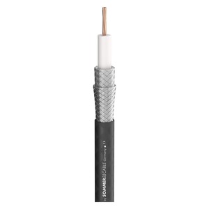 Коаксиальный кабель Sommer Cable 600-0211 SC-Vector Plus DZ Black 100.0m
