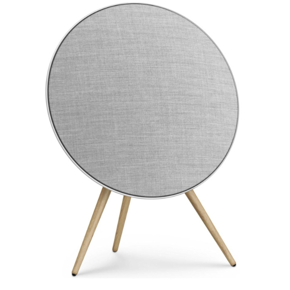 Активная акустика Bang & Olufsen Beosound A9 5.G Natural Aluminium oak legs cover light grey by Kvadrat