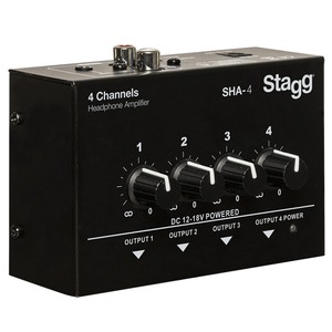 Студийный усилитель для наушников Stagg SHA-4