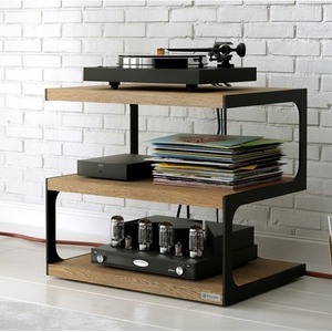 Hi-Fi стойка Pylon Audio Obsydian T3 Natural Veneer Oak, Oil Wax Dark Oak