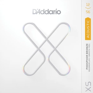 Струны для акустической гитары DAddario XSAPB1256 XS Комплект струн для акустической гитары, фосфорная бронза, 12-56