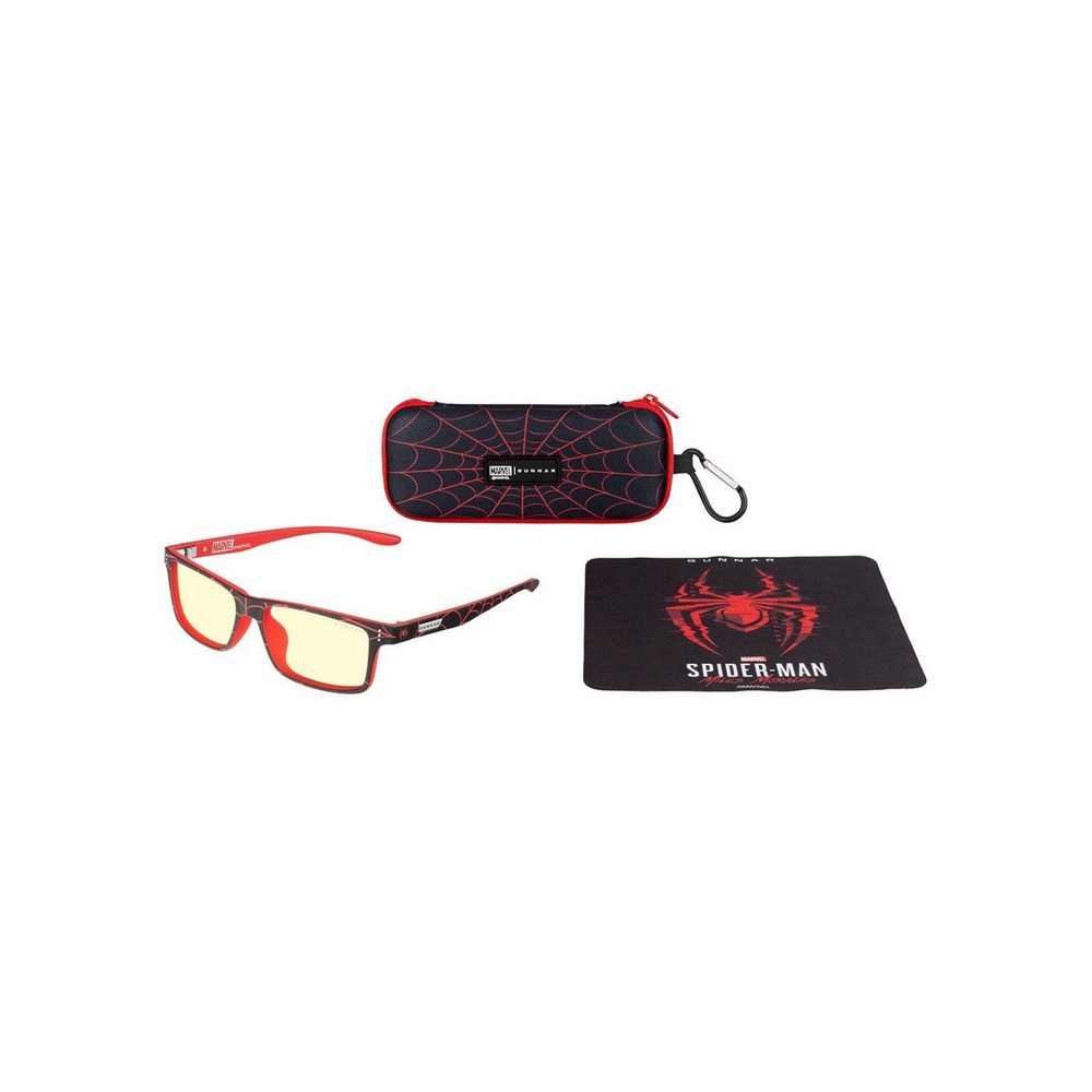 Очки для геймеров GUNNAR Cruz CRU-11913 Amber Natural, Spider-Man Miles Morales Edition
