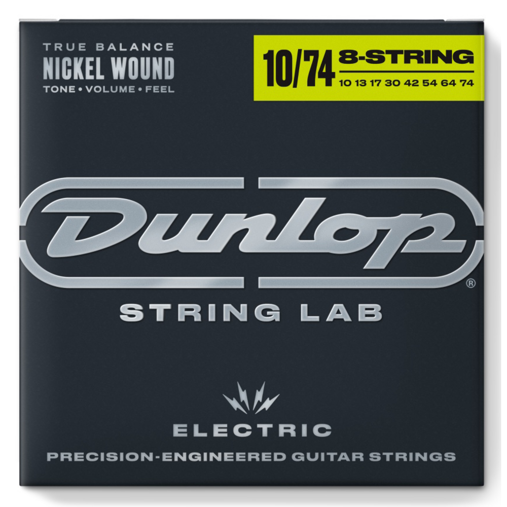 Струны для электрогитары DUNLOP DEN1074-8