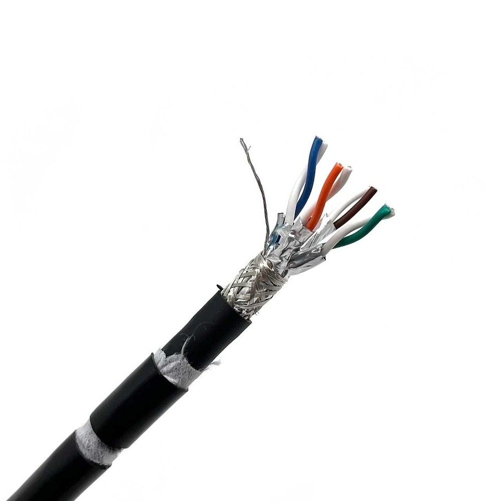 Кабель витая пара в нарезку Novacord S/FTP 4P C6A А24P PVC/PUR