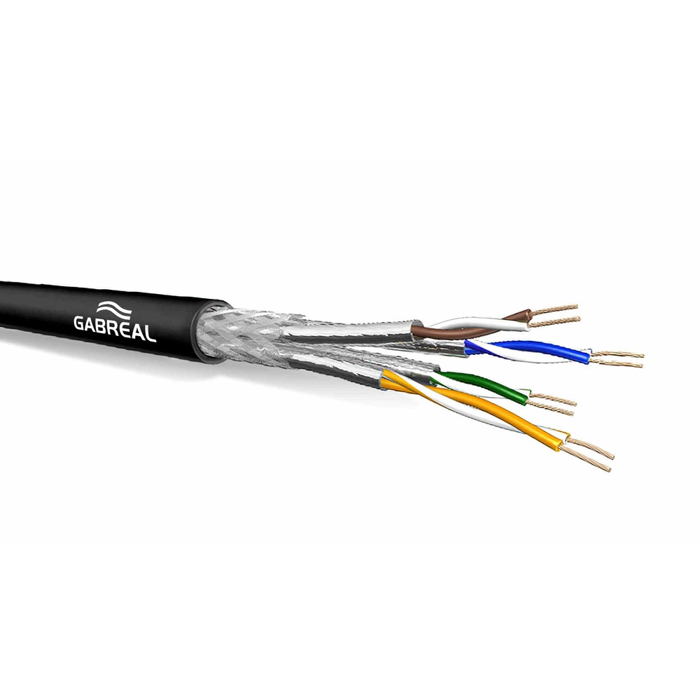 Кабель витая пара в нарезку Gabriel CAT 6A FLEX S/FTP STAGELAN BLC PUR