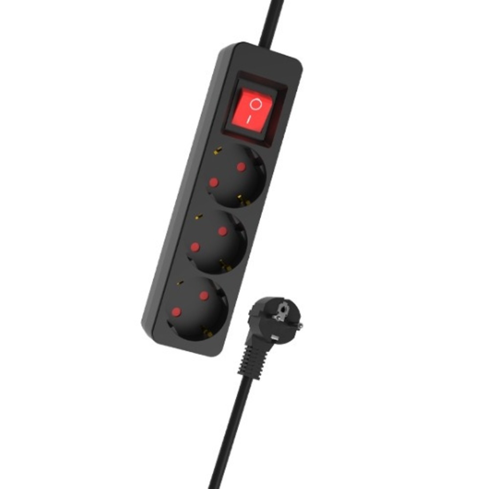 Удлинитель электрический Ritmix RM-330K Black