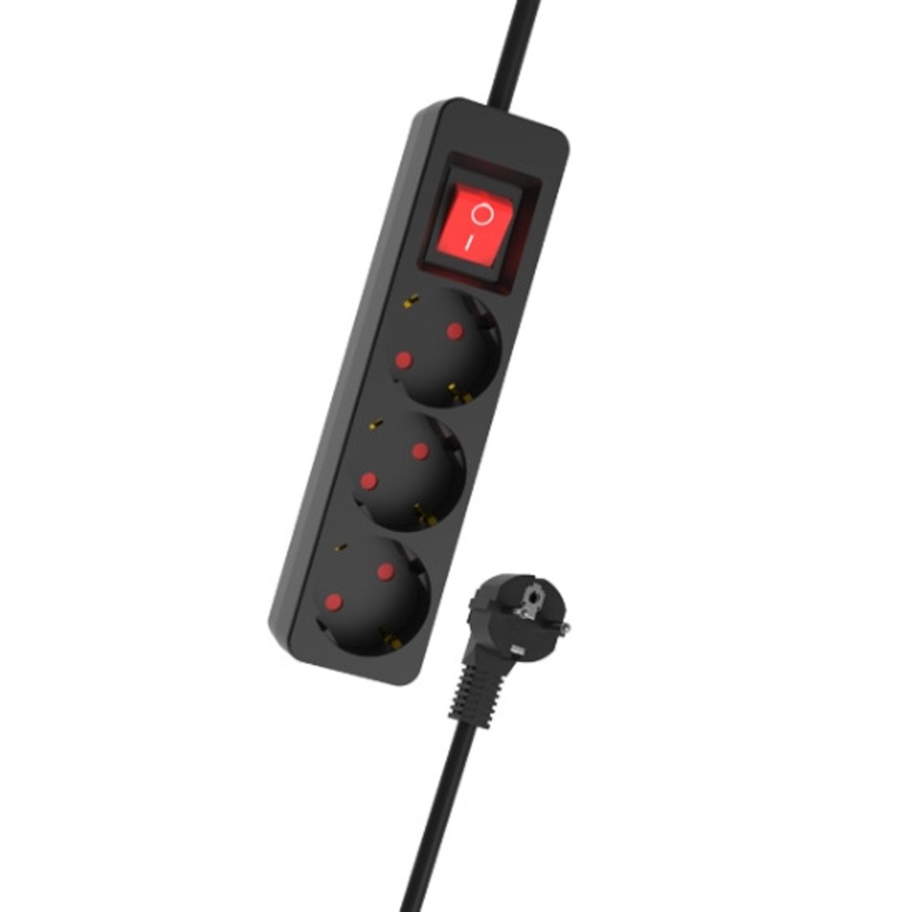 Удлинитель электрический Ritmix RM-530K Black