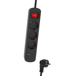 Удлинитель электрический Ritmix RM-231CK Black
