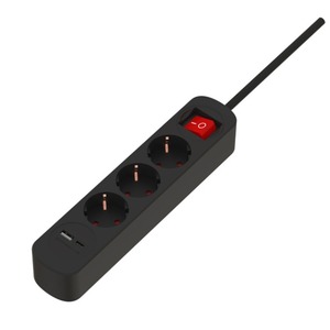 Удлинитель электрический Ritmix RM-231CK Black