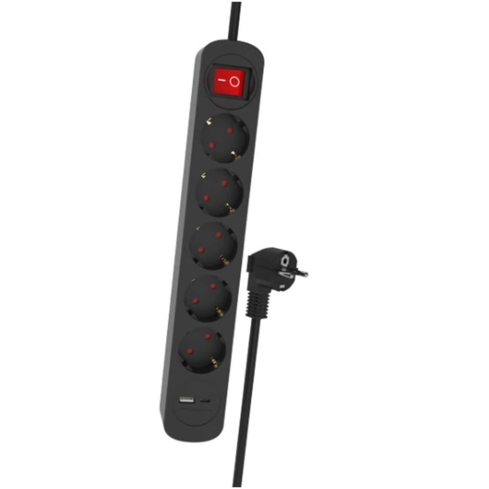 Удлинитель электрический Ritmix RM-351CK Black