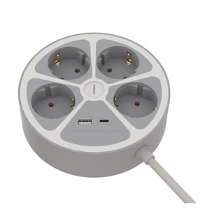 Удлинитель электрический Ritmix RM-341C White