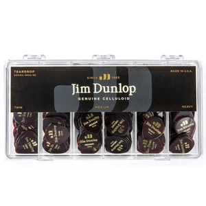 Медиатор DUNLOP 485005 Celluloid Shell Teardrop Display