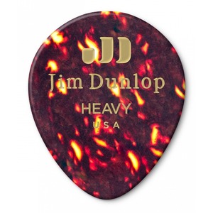 Медиатор DUNLOP 485005 Celluloid Shell Teardrop Display