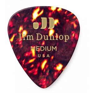 Медиатор DUNLOP 485005 Celluloid Shell Teardrop Display