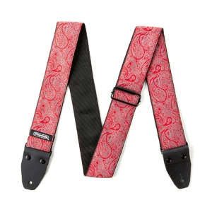 Ремень для гитары DUNLOP D6711 Jacquard Paisley Red
