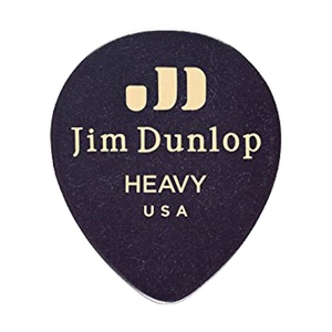 Медиатор DUNLOP 485R03MD Celluloid Black Teardrop Medium 72Pack