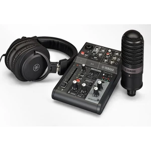 Комплект оборудования для звукозаписи Yamaha AG03MK2 Black LSPK