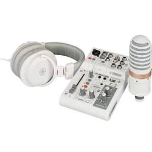 Комплект оборудования для звукозаписи Yamaha AG03MK2 White LSPK