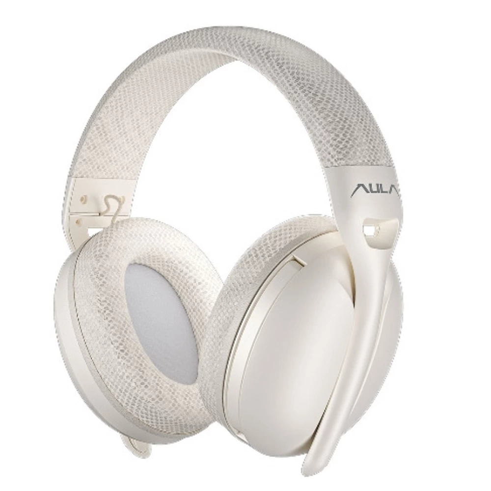 Наушники накладные беспроводные AULA S6 Beige