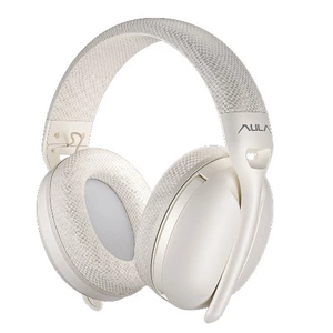 Наушники накладные беспроводные AULA S6 Beige