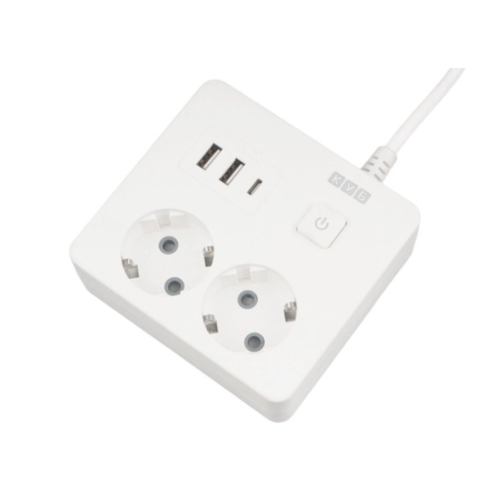 Удлинитель электрический Power Cube SPG5-A4 0.5m