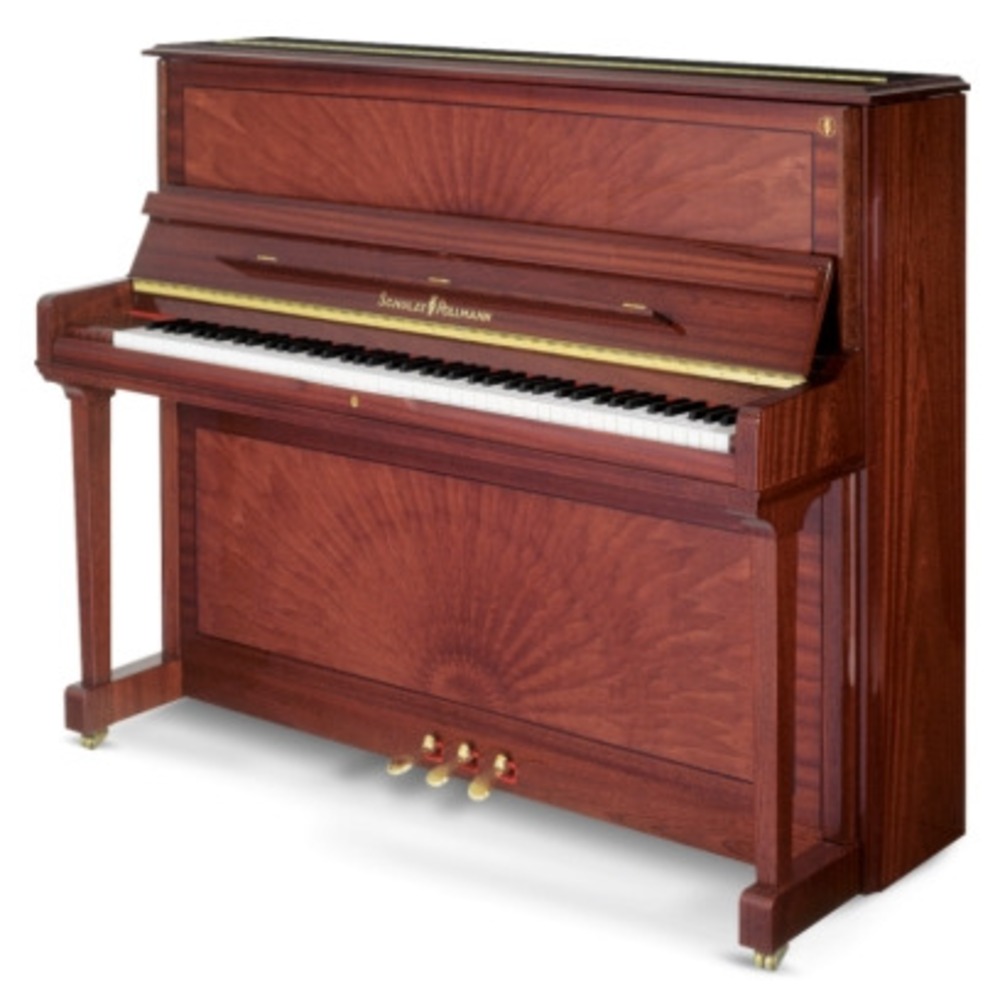 Пианино акустическое SCHULZE POLLMANN SU 118А Mahogany Peacock Gloss