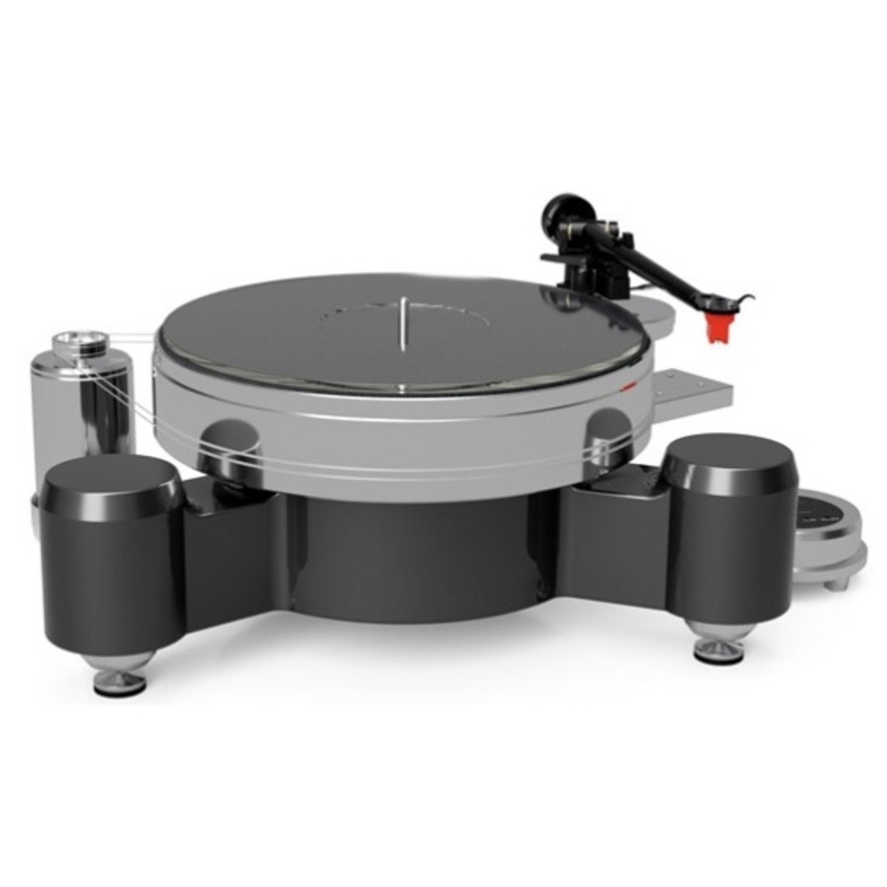 Проигрыватель винила AcousticSolid Solid Wood Round Polished Black WTB370 AT740 M2