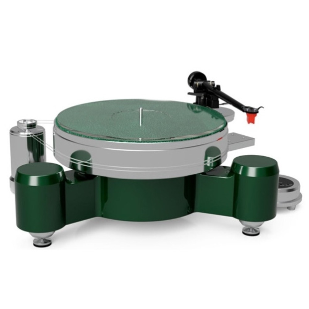 Проигрыватель винила AcousticSolid Solid Wood Round Polished British Racing Green WTB370 AT740 M2