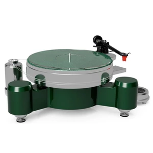 Проигрыватель винила AcousticSolid Solid Wood Round Polished British Racing Green WTB370 AT740 M2