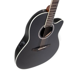 Электроакустическая гитара Ovation APPLAUSE AB28-5S Super Shallow Bowl Cutaway Black Satin